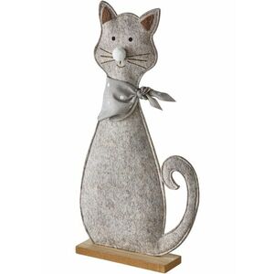 Dekoračná figúrka mačka so šatkou vyobraziť