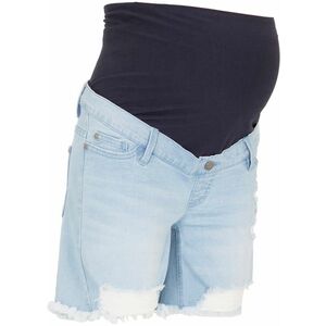 Materské džínsové šoretky s vyšúchaným efektom vyobraziť