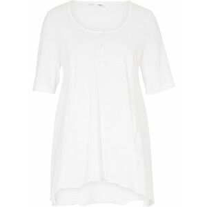 Dlhé tričko z vypaľovaného vlákna, bavlnené, s vreckami vyobraziť