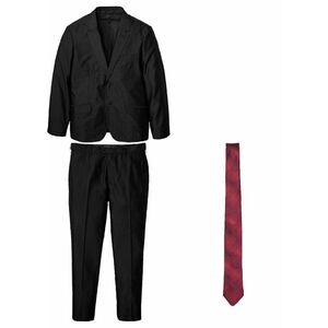 Oblek (3-dielny): sako, nohavice, kravata vyobraziť