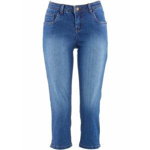 Komfort-strečové džínsy capri vyobraziť