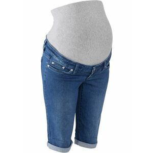 Tehotenské džínsové bermudy vyobraziť