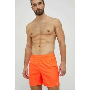 Plavkové šortky Nike oranžová farba vyobraziť