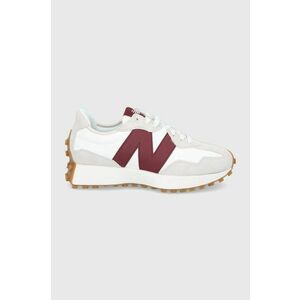 Topánky New Balance WS327KA biela farba, na plochom podpätku vyobraziť