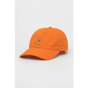 Čiapka Gant oranžová farba, jednofarebná vyobraziť