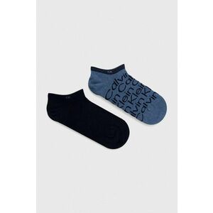 Ponožky Calvin Klein 2-pak pánske, čierna farba vyobraziť