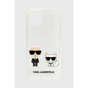 Puzdro na mobil Karl Lagerfeld iPhone 12/12 Pro priehľadná farba vyobraziť