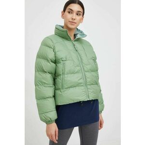 Obojstranná bunda Helly Hansen dámska, zelená farba, zimná, vyobraziť
