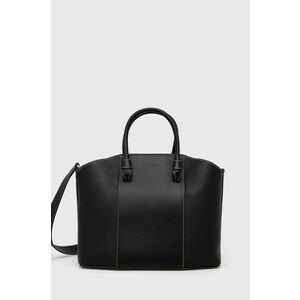 Kožená kabelka Furla Miastella čierna farba vyobraziť