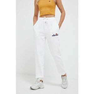 Nohavice Ellesse SGK13459-011, dámske, biela farba, jednofarebné vyobraziť