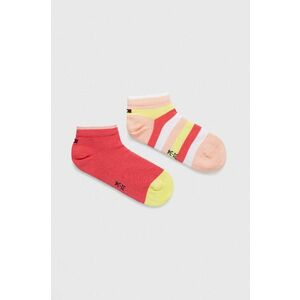 Detské ponožky Tommy Hilfiger 2-pak ružová farba vyobraziť