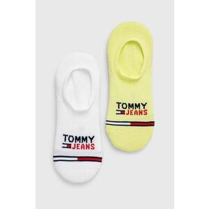 Ponožky Tommy Jeans 2-pak béžová farba vyobraziť
