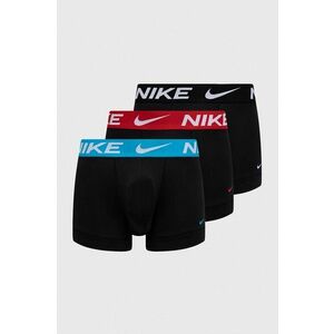 Boxerky Nike 3-pak pánske, čierna farba vyobraziť