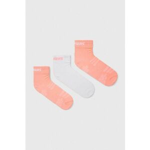 Ponožky Skechers ružová farba vyobraziť