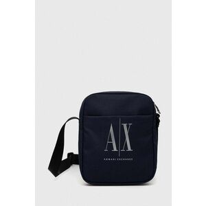 Malá taška Armani Exchange tmavomodrá farba vyobraziť