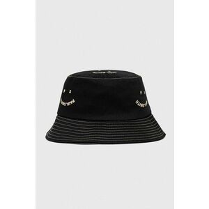 Bavlnený klobúk PS Paul Smith čierna farba, bavlnený vyobraziť