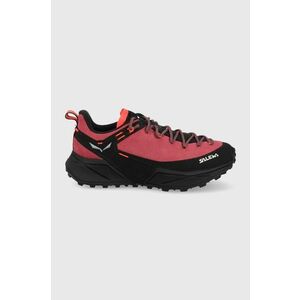 Topánky Salewa Dropline Leather dámske, ružová farba, vyobraziť