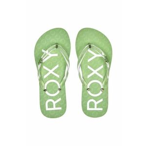 Detské žabky Roxy zelená farba vyobraziť