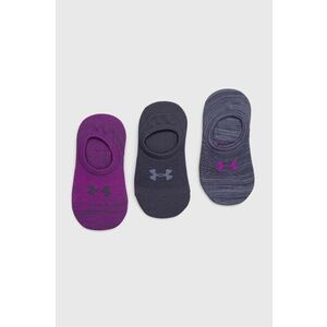Ponožky Under Armour dámske, fialová farba vyobraziť