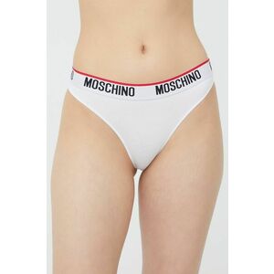 Nohavičky Moschino Underwear biela farba, vyobraziť