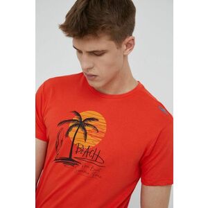 Bavlnené tričko CMP oranžová farba, s potlačou vyobraziť