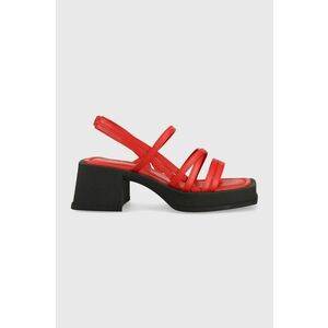 Kožené sandále Vagabond Shoemakers Hennie červená farba vyobraziť