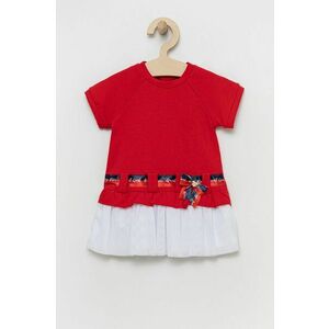 Dievčenské šaty Birba&Trybeyond červená farba, mini, rovný strih vyobraziť