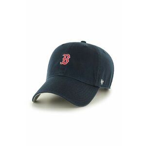 Čiapka 47brand Boston Red Sox tmavomodrá farba, s nášivkou vyobraziť