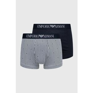 Boxerky Emporio Armani Underwear pánske, tmavomodrá farba vyobraziť