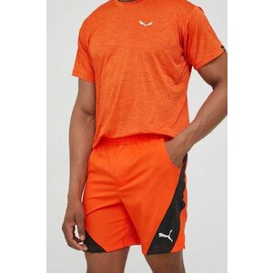 Tréningové šortky Puma Vent 52153125 pánske, oranžová farba, vyobraziť