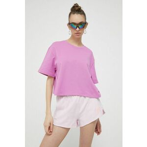 Bavlnené tričko UGG fialová farba vyobraziť