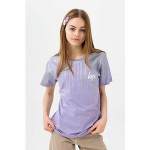 Detské bavlnené tričko Hype fialová farba, vyobraziť