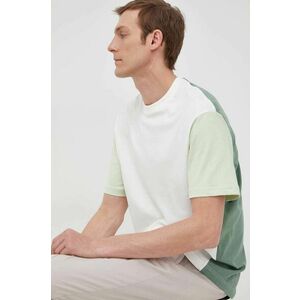 Tričko Selected Homme pánske zelená farba, jednofarebné vyobraziť