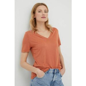 Tričko JDY dámsky, oranžová farba, vyobraziť