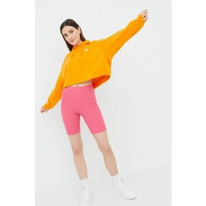 Mikina adidas Originals Adicolor HC2015-BORANG, dámska, oranžová farba, s nášivkou vyobraziť
