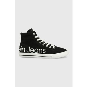 Tenisky Calvin Klein Jeans pánske, čierna farba vyobraziť