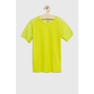 Detské tričko CMP zelená farba, jednofarebný vyobraziť