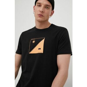 Bavlnené tričko Billabong Billabong X Wrangler čierna farba, s potlačou vyobraziť
