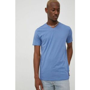 Bavlnené tričko Solid jednofarebné vyobraziť