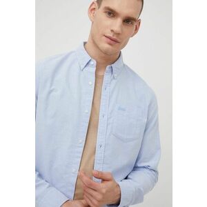 Bavlnená košeľa Superdry pánska, regular, s golierom button-down vyobraziť