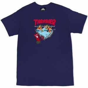 Tričká a polokošele Thrasher T-shirt neckface 500 vyobraziť