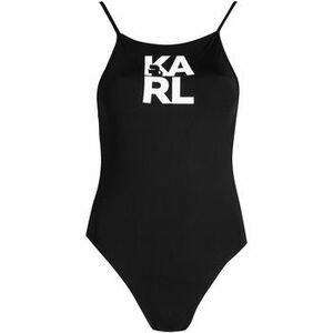 Plavky Karl Lagerfeld KL22WOP01 | Printed Logo vyobraziť
