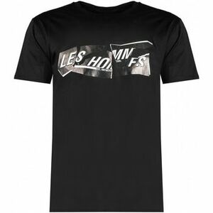 Tričká s krátkym rukávom Les Hommes LLT202-717P | Round Neck T-Shirt vyobraziť