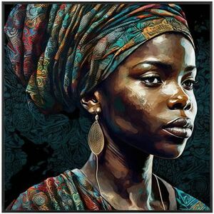 Obrazy, plátna Signes Grimalt Maľba Africkej Ženy vyobraziť