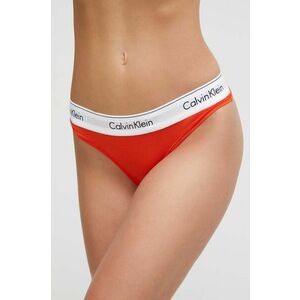 Tangá Calvin Klein Underwear oranžová farba vyobraziť