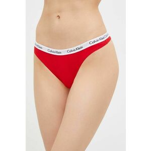 Tangá Calvin Klein Underwear červená farba vyobraziť