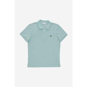 Bavlnené polo tričko Lacoste PH4012-001, tyrkysová farba, jednofarebné vyobraziť