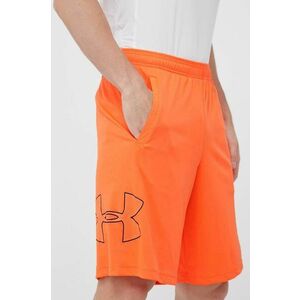 Tréningové šortky Under Armour oranžová farba vyobraziť