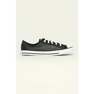 Kožené tenisky Converse C564985-BLACK, dámske, čierna farba vyobraziť