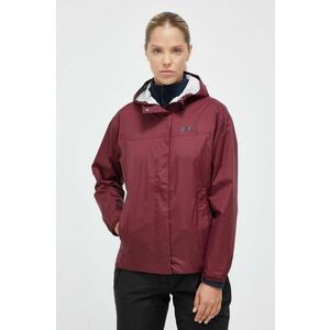 Turistická bunda Helly Hansen bordová farba, 62282 vyobraziť